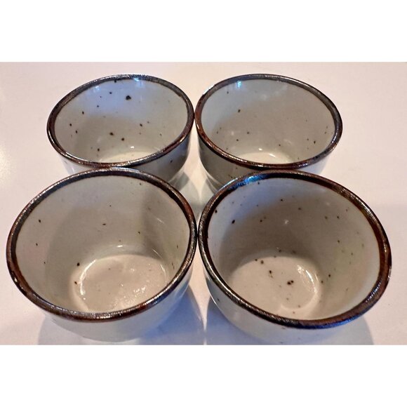 Vtg Set of Four Hand Made Sake Cups - Picture 2 of 7